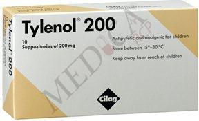 Tylenol Suppositories 200mg