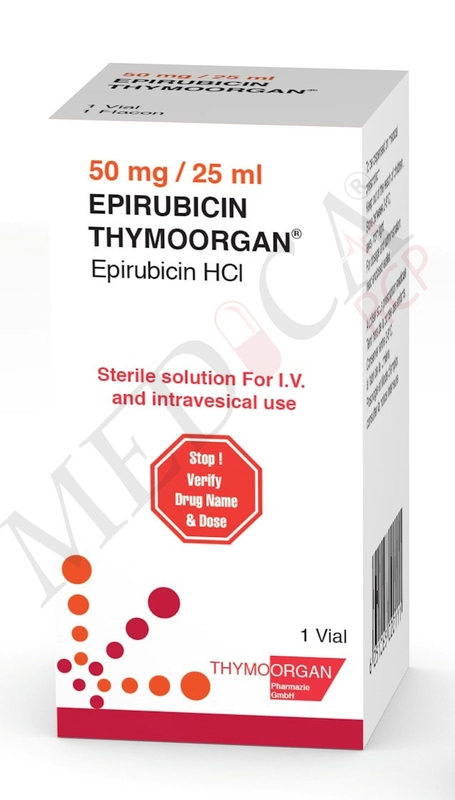 Epirubicine Thymoorgan 50mg