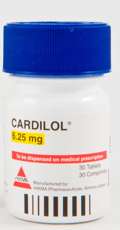Cardilol 6.25mg*