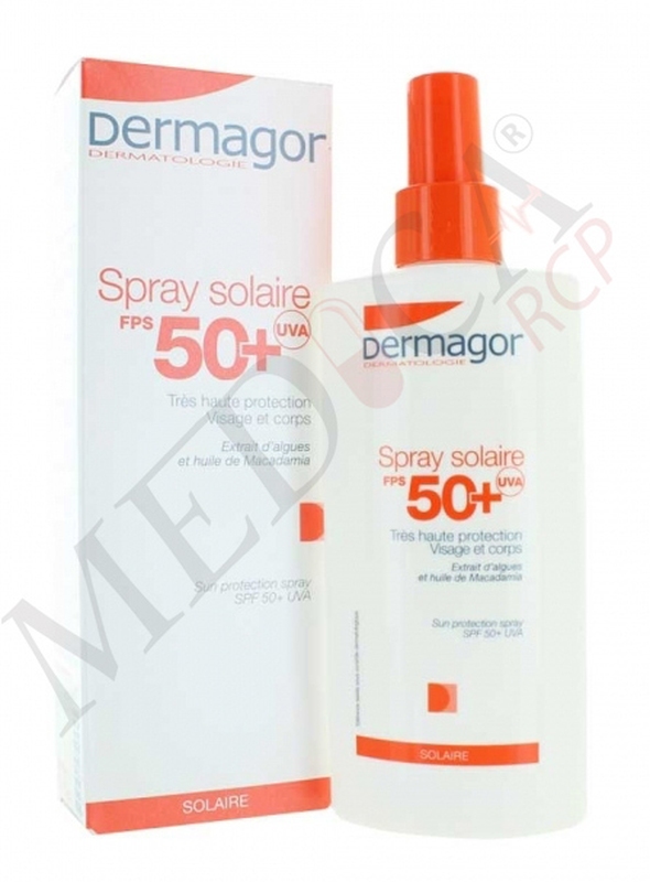 Dermagor Spray Solaire spf٥٠+ Visage & corps