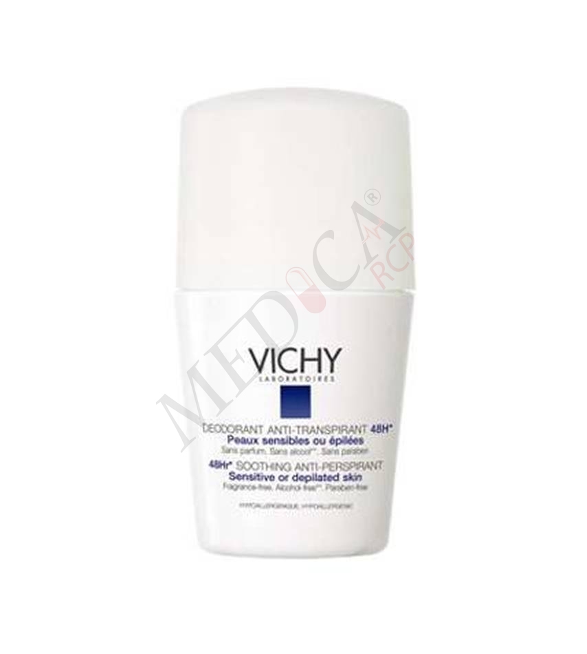 Vichy Deodorant Roll-On Anti-Perspirant 48-Hour Intensive