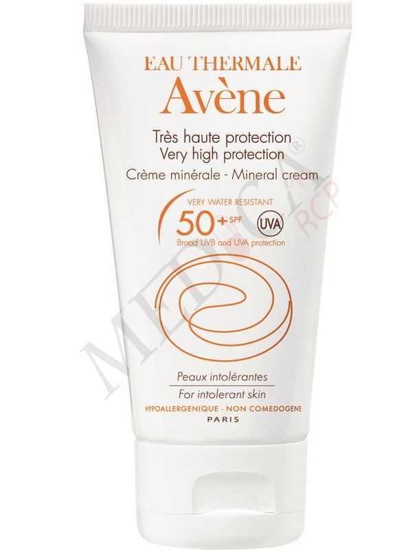 Avène Suncare Mineral Cream SPF50 Intolerant Skin