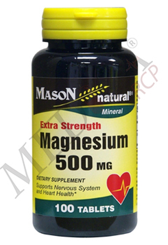 Mason Magnesium ٥٠٠ ملجم Extra Strength