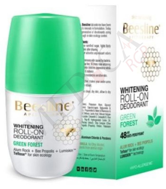 Beesline Déodorant Roll-on Blanchissant Green Forest