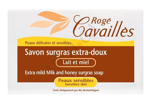 Rogé Cavaillès Savon surgras Extra-Doux - Lait et miel