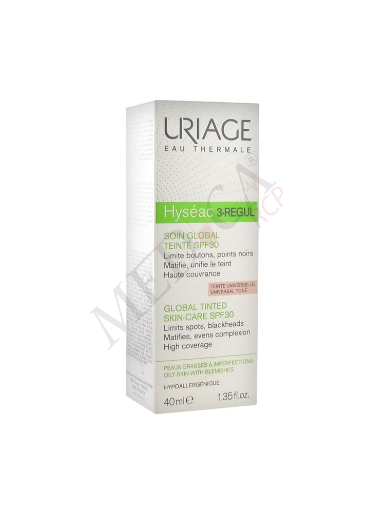 Uriage Hyséac 3-Regul Global Tinted Skin-Care SPF 30