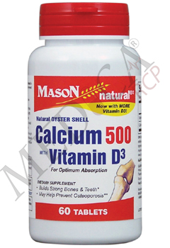 Mason Calcium 500 with Vitamin D3