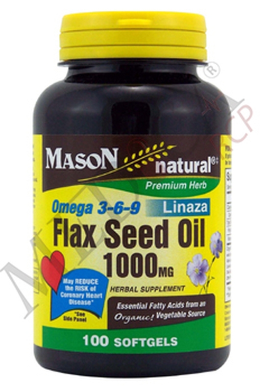 Mason Flax seed Oil Omega-3-6-9