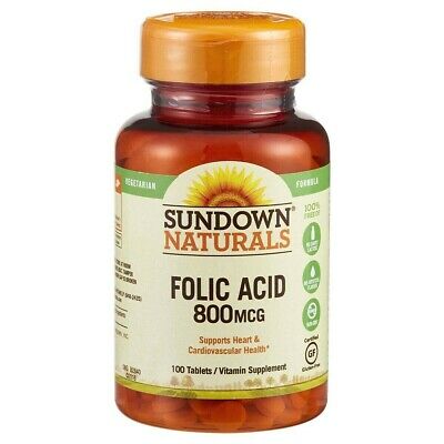 Sundown Folic Acid 800µg