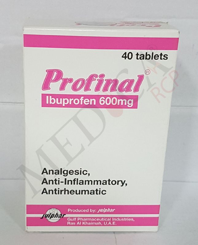 Medica Rcp Profinal Tablets 600mg Indications Side Effects Composition Route All Price Alternative Products