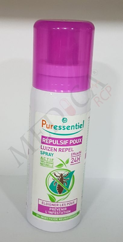 Puressentiel Répulsif Poux Spray 24h Efficacité 75ml