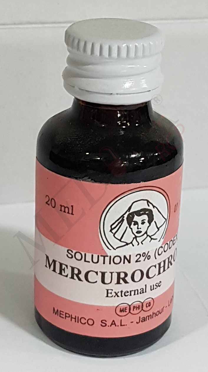 Mercurochrome 2% Codex Mephico