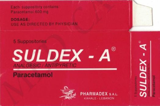 Suldex A Suppositoires