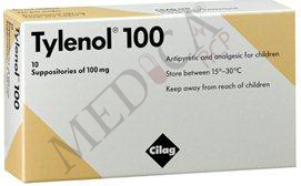 Tylenol Suppositoires 100mg