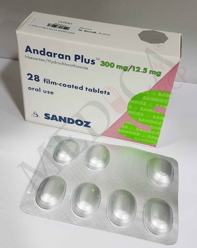 Medica Rcp Andaran Plus 300mg 12 5mg Indications Side Effects Composition Route All Price Alternative Products