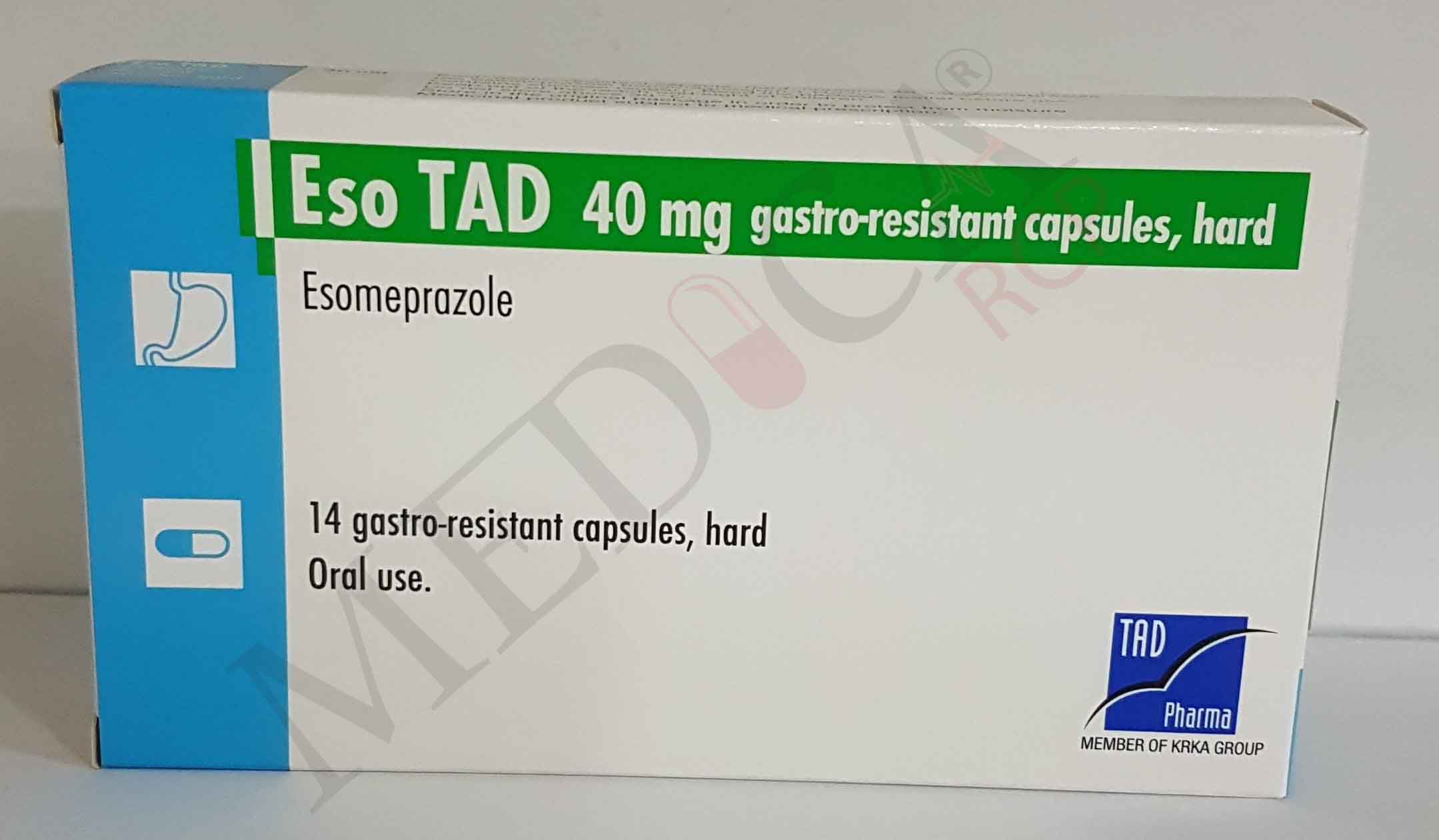 Medica Rcp Eso Tad 40mg Indications Side Effects Composition Route All Price Alternative Products