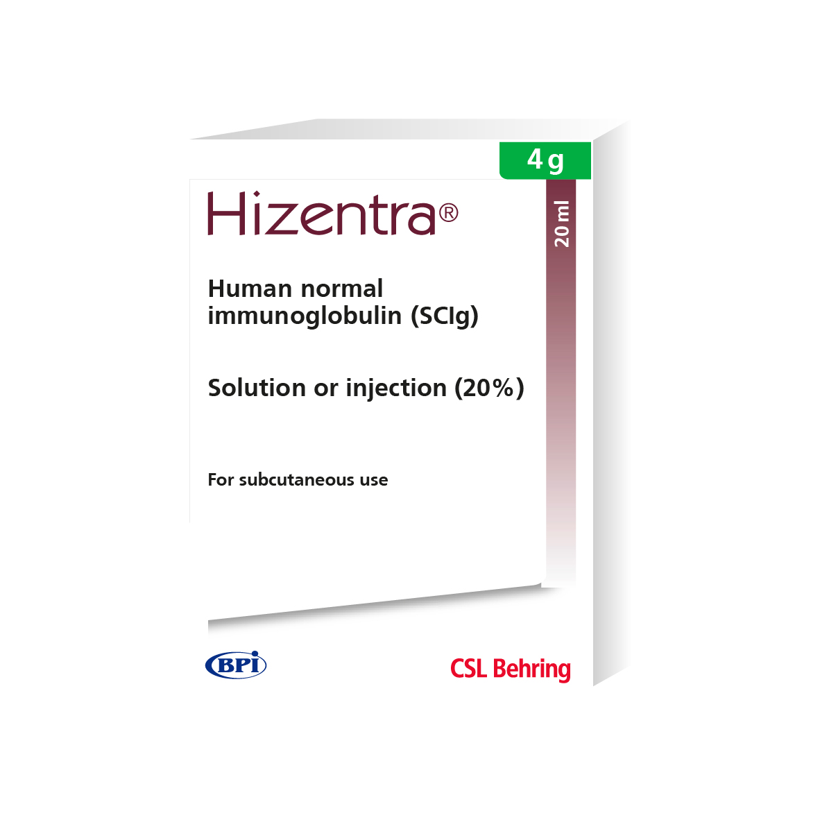 Hizentra 4g/20ml°