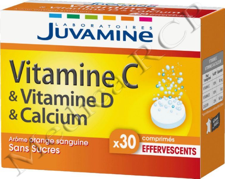Juvamine Fizz Vitamin C & Vitamin D & Calcium