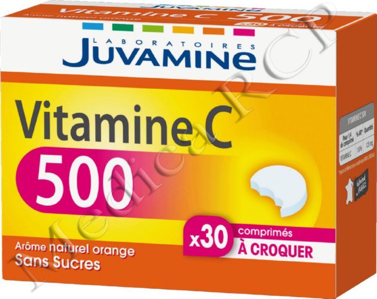 Juvamine Vitamine C500 Comprimés à croquer