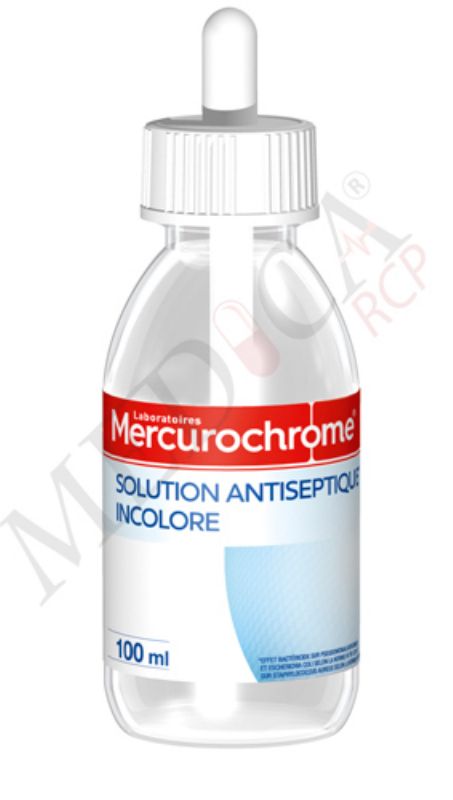 Mercurochrome Spray Antiseptique Incolore