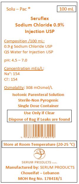 Soluflex Sodium Chloride 0.9% Bags 100ml