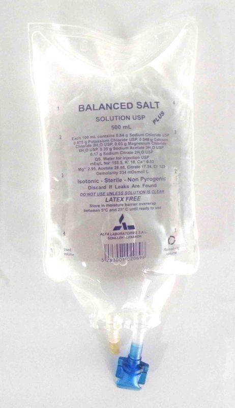 Balanced Salt Solution Plus 500ml USP Alfa°